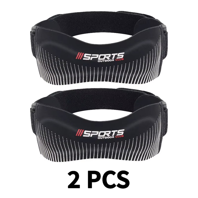 2 Pcs Knee Pad Adjustable Knee Strap Patellar Tendon Pressurized Protector Support Slider Pad Guard Badminton Running